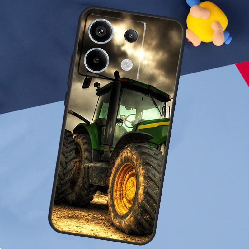 Farm Vehicle Tractor Case For Xiaomi Redmi Note 13 Pro Plus Note 9 10 11 12 Pro 9S 10S 11S 12S 10C 12C 13C Coque