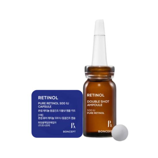 Boncept Retinol Freeze-Dried Double Shot Ampoule Kit 45mg + 10ml
