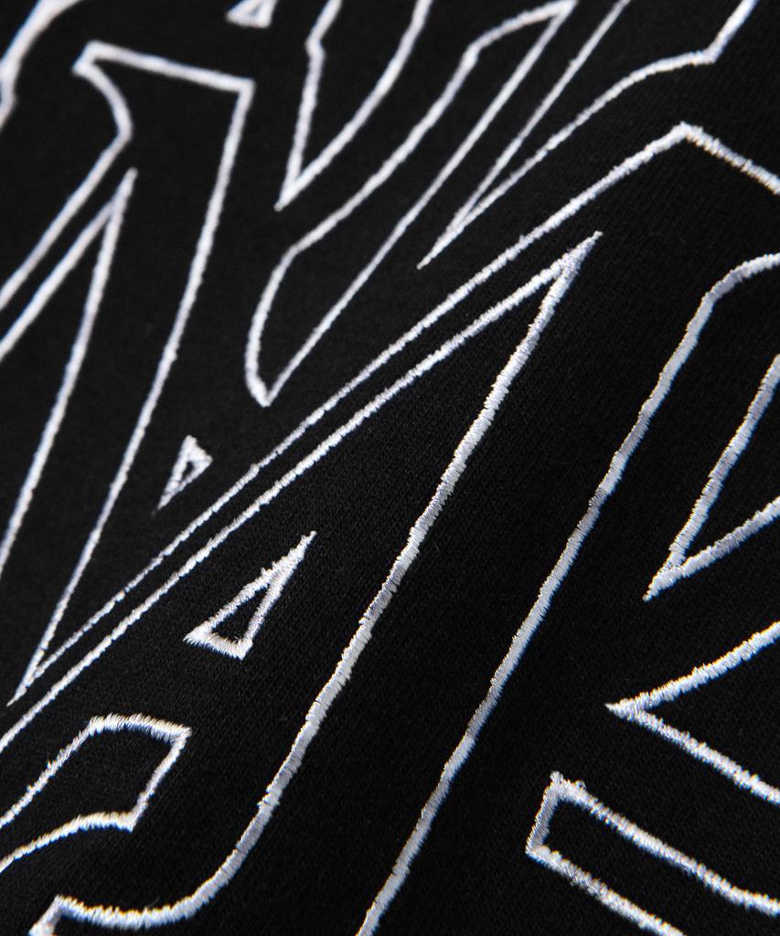 DIAMOND LAYLA Dml Stitch Logo Short Sleeve T-Shirt T78 Black