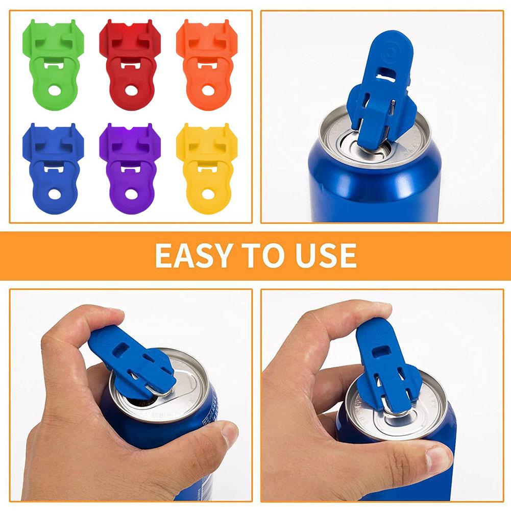 Easy Beer Can Opener Reusable Easy Can Opener Sealed Drink Beer Cola Opener Lid Remover Kitchen Supplies Camping Tools  Portable