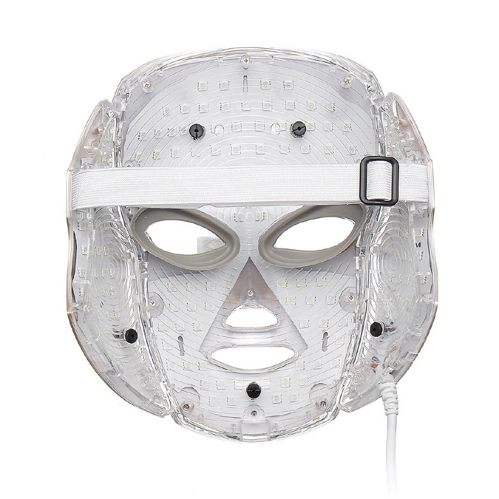 110v-220v Led Facial Mask Korean 7 Colors Photon Therapy Face Mask Machine Light Therapy Acne Led Mask Skin Care Beauty New