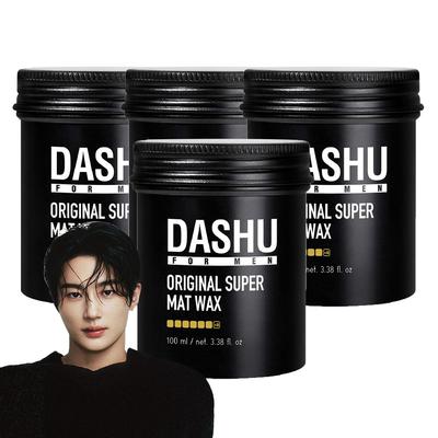 For Men Premium Original Super Matte Haarwachs, 100ml, 4 Stück