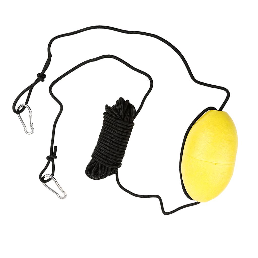Kayak Canoe Float Tow Rope Line with Stainless Steel Clip Kayak Parts Rope for Fishing Kayak Accessories