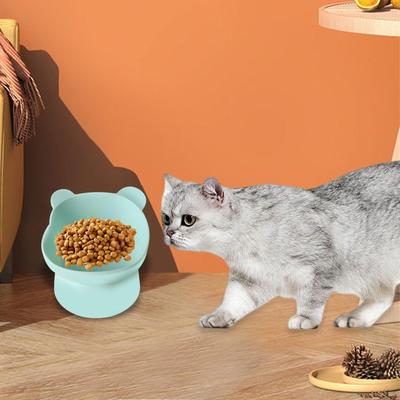Cat Bowl Non-slip Neck Protector Lightweight Cartoon Cats Pet Water