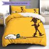 Lucky Luke Pattern Bedding Quilt Set  Home Decoration  Gift (1 * duvet cover + 2 * pillowcase  without core)