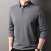 Hengyuanxiang Men's 2024 Antibacterial Long-Staple Cotton Polo T-Shirt