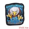 Punk Animal Large Embroidery Patch Iron On Patches For Clothing Thermoadhesive Patches On Clothes Sewing Patch For Jacket Back