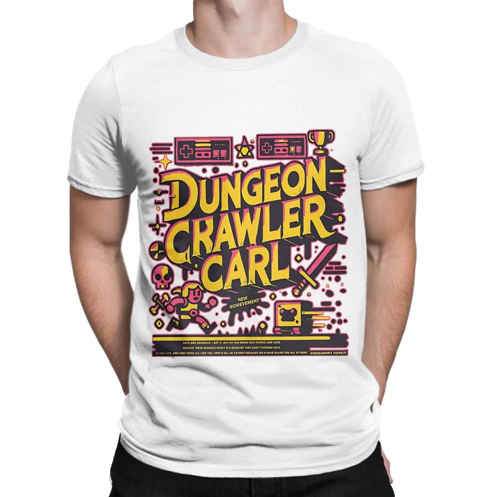 Bookish New Retro 90s Novelty 100 Cotton Tshirt Dungeon Crawler Carl Tops Tees For Unisex