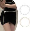 Rhinestones Embellished Waist Chain Fashionable Women Elegan Body Chain for Evening Wear