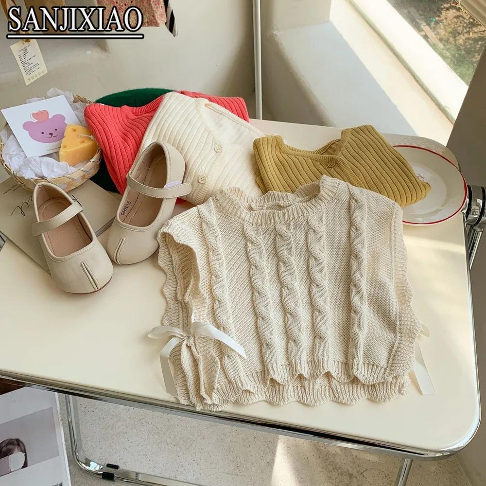 

Stylish Baby Vest With Ribbon 90 бежевий