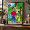 Benjamin Blümchen Diamond Painting Kit 5D Full Drill DIY Diamond Mosaic Wall Art Home Decor