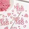 Wedding Rings Confettis for Birthday Wedding Engagement Bridal Showers Celebration Party Decoration