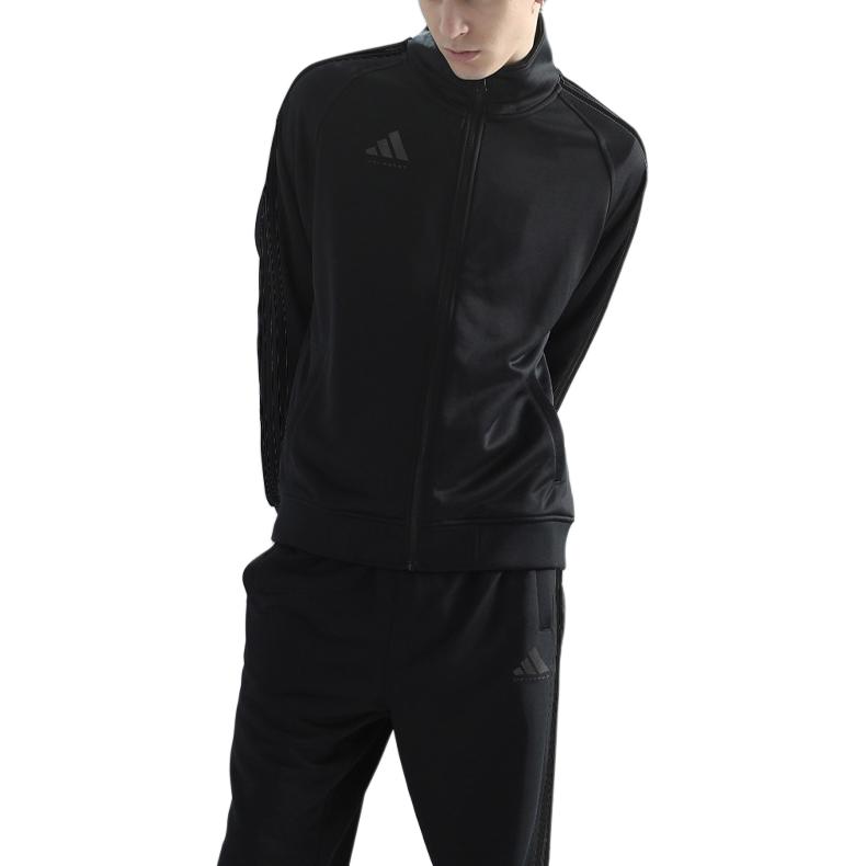 adidas Seria Lifestyle Sportowy Stójka Wygodny Casual Wiatroodporny Ultralekki Oddychający Wszechstronny Zapinana na zamek Długi rękaw Kurtka TR30JT-BB