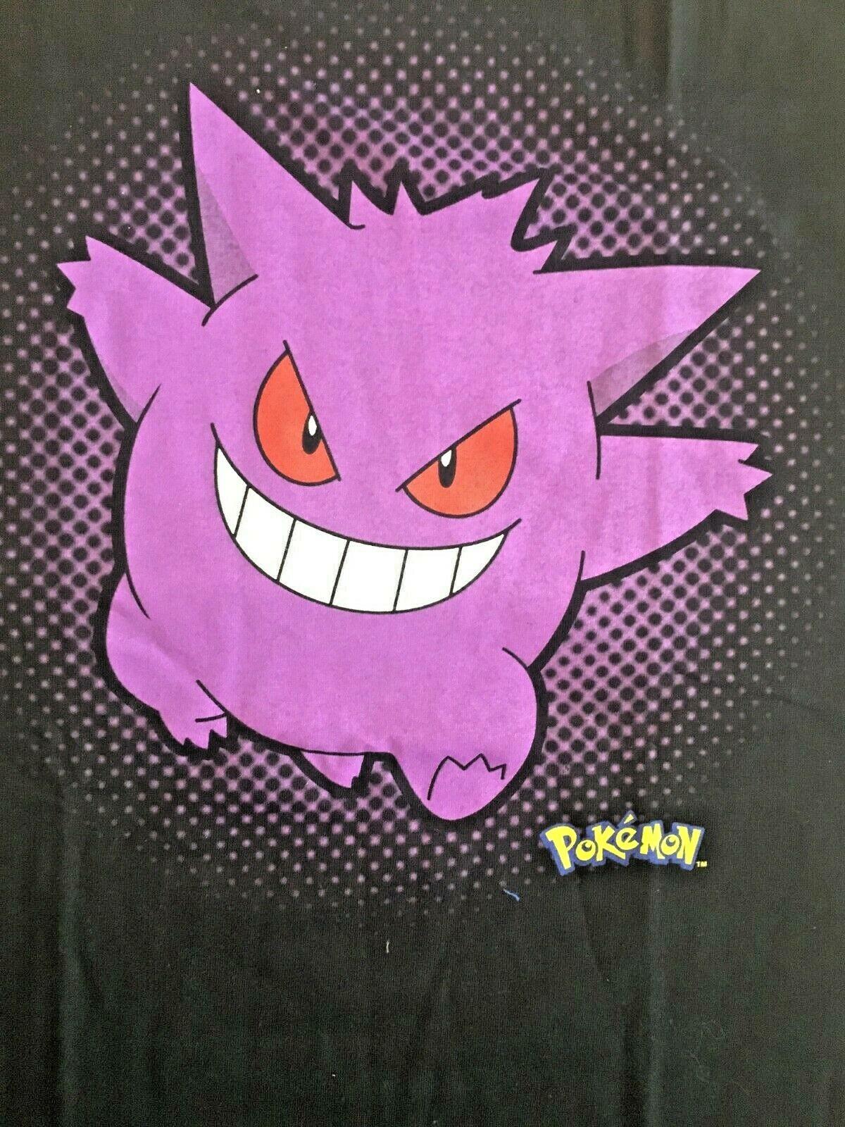 Pokemon Gengar Men T-Shirt -NEW Available in Large XXXXL