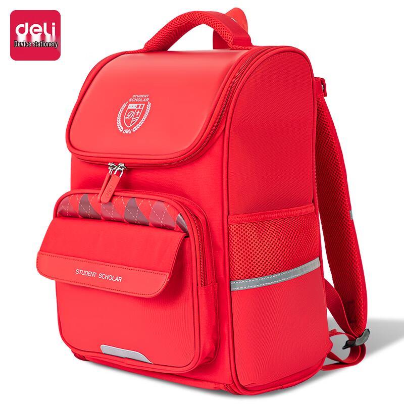 Deli BB126 Classic Plaid School Backpack