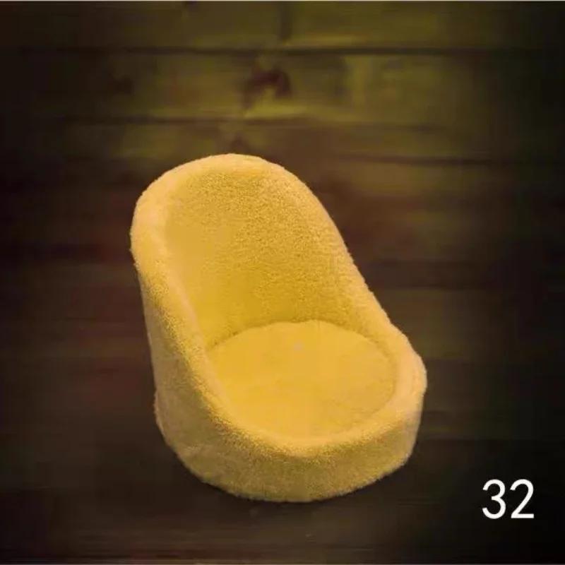 Newborn Posing Seat Chair Photo Props-Baby Cushion Sofa for Full Moon Souvenirs Must-Have Photographic Studio Infant Accessories