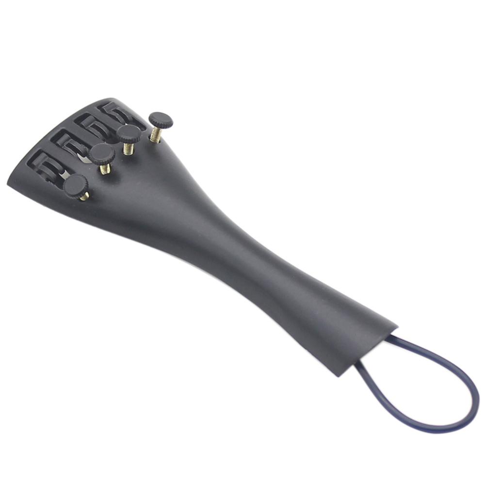 4 4 Violin Chin Rest Chinrest with Tuning Peg Tailpiece Fine Tuner Tailgut Endpin Violin Accessory Kit