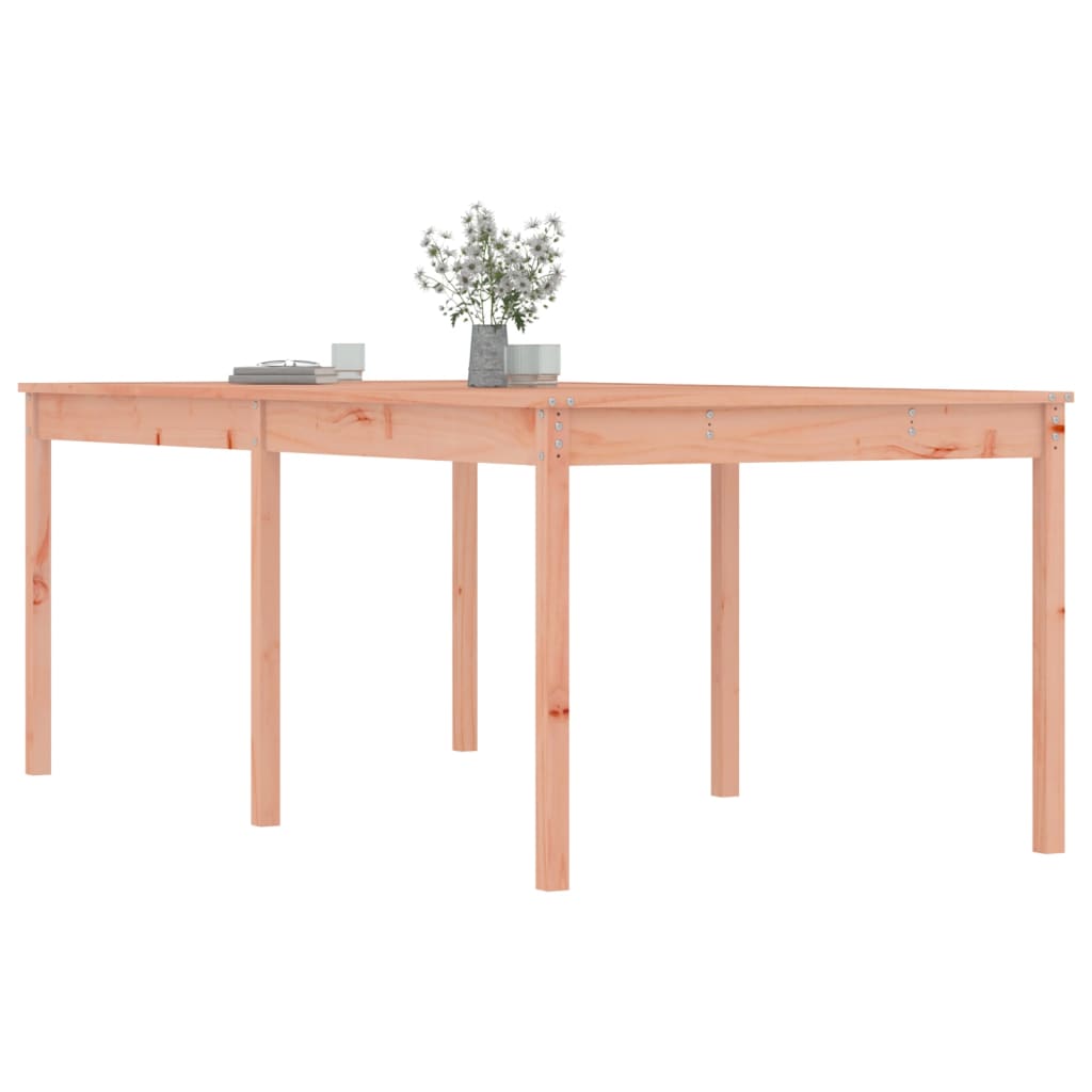Garden Table 203.5 x 100 x 76 cm Solid Douglas Fir Wood