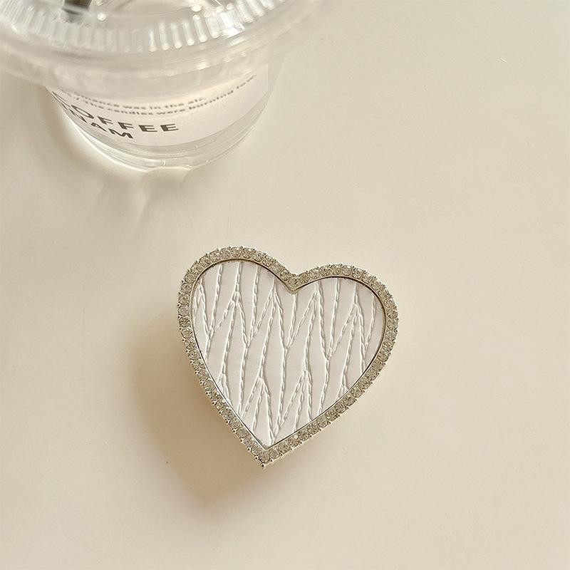 

Rhinestone Love Skin Mobile Phone Airbag Bracket Luxury Paste Retractable Desktop Lazy Watching Drama Stable Support