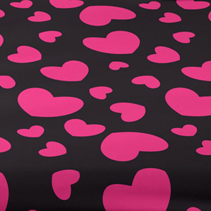Simple 1 Modern Heart-Shaped Geometry Printed Matte Fitted Sheet, Bedroom Printed Bed Cover, Bedding Excluding Pillowcases