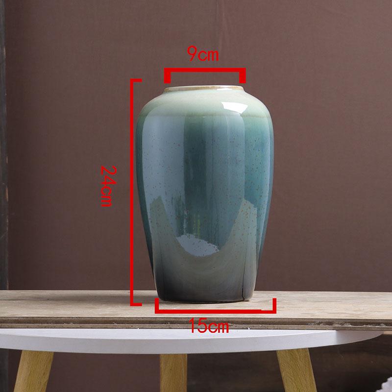 Nordic Minimalist Ceramic Flower Vase for Dining & Living Room Decor