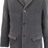 TRANS CONTINENTS Made In Italy Wool Short Coat Black Men’s M(USED)
