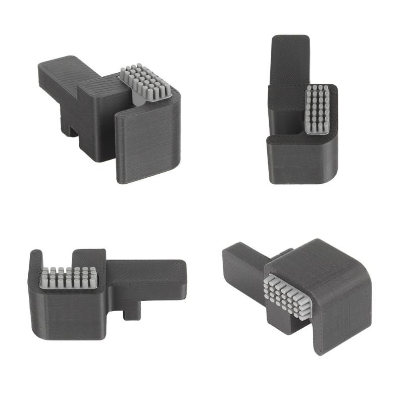 1/2/4Set Silicone Brush Nozzles Wiper Mounted Scrubbers Print Head Cleaner Printer Head Wiping For P2S 3D Printer