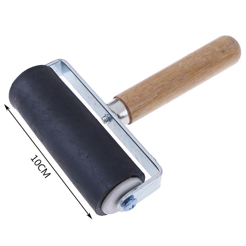 10 cm Profesjonalny Gumowy Wałek Do Tłoczenia Farba Olejna Drukarnia Wałek Do Druku