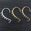 10pcs 60x36mm DIY Earrings Hair Jewelry Making Gold Silver Color Wedding Accessories Copper Metal Bridal Hair Combs Findings