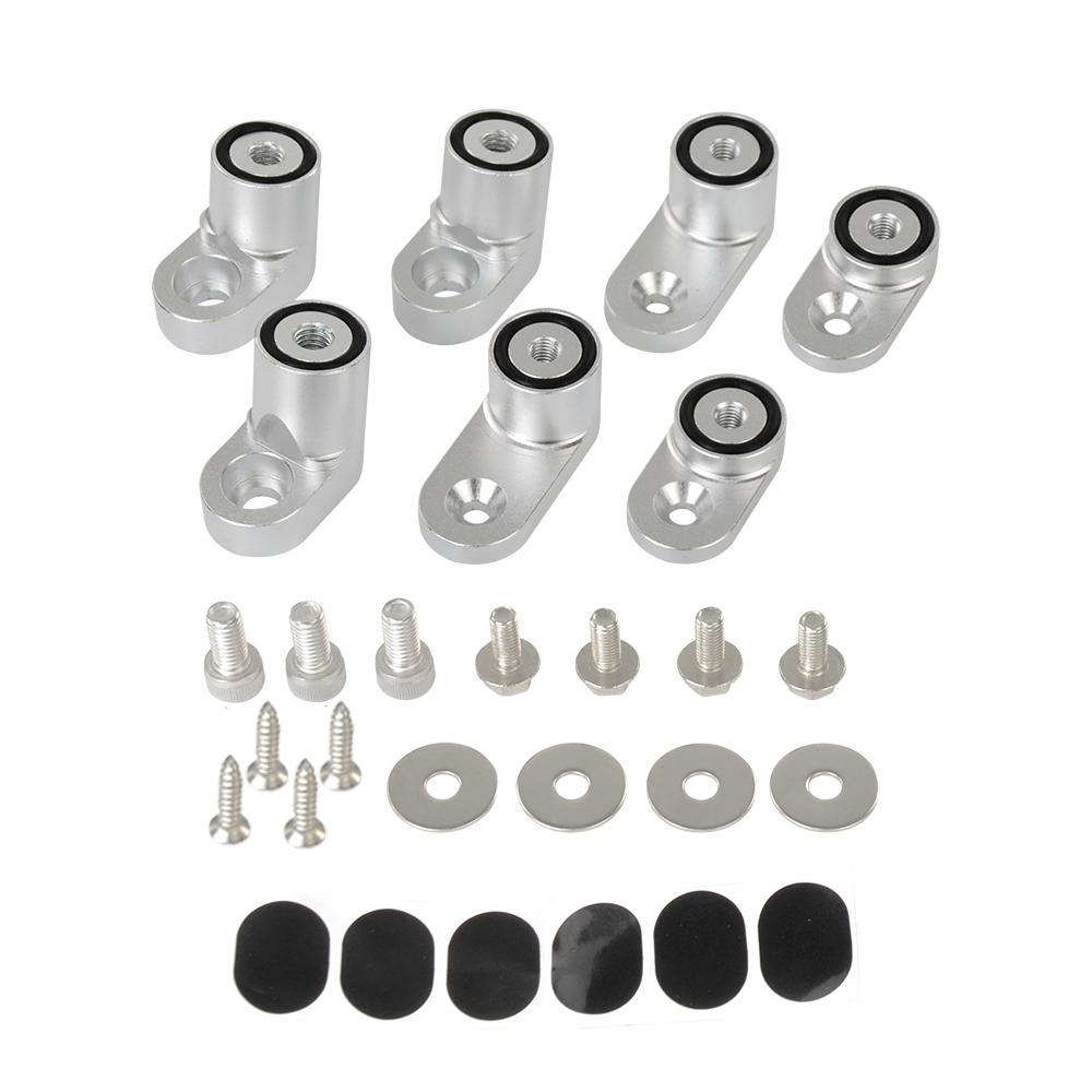 Pro 13dílný Ford Focus ST Billet T-6061 eloxovaný hliník Šroubový spojler zadního křídla Prodloužení zvedací plošiny poklopu