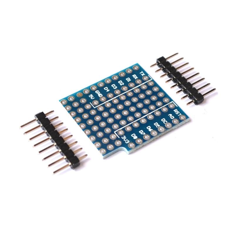 

5Pcs Miniature WiFi Breadboard Expansion Shield Pin Battery For WeMos Mini Module Data Transfer Automation Project 1