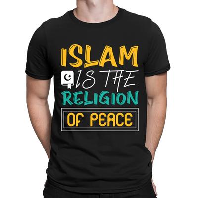 Islam Religion des Friedens Muslimische Zitate Neuheit Herren Damen T-Shirts T-Shirt Top #NED