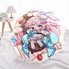 1pc March 7th Anniversary Outdoor Umbrella - Cute Anime Girl Design, Automatic Opening & Closing, Portable Tri-Fold Design, 8-Rib Iron Frame, Per