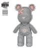 Mengpin Transparent Bear Micro Bricks Puzzle Toy for Kids - Brain Teaser Birthday Gift Figurine