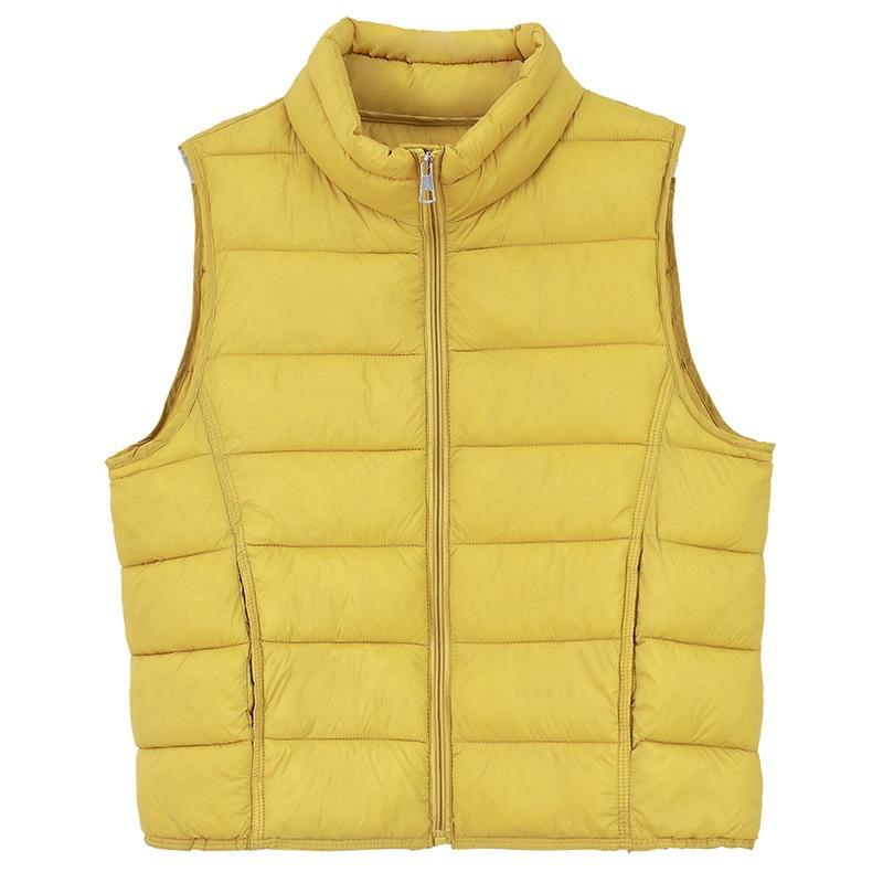 Light cotton clothes, vest jacket for women's new autumn and winter thickened warm sleeveless bread clothes, cotton-padded vest top