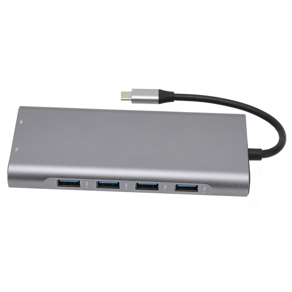 Type C Hub 4K High Definition 5 Gbps Transmission PD Charging Aluminum Alloy Type C Docking Station