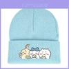 Chiikawa Acrylic Knit Hat With Printed Dopamine Design Winter Beanie For Adults