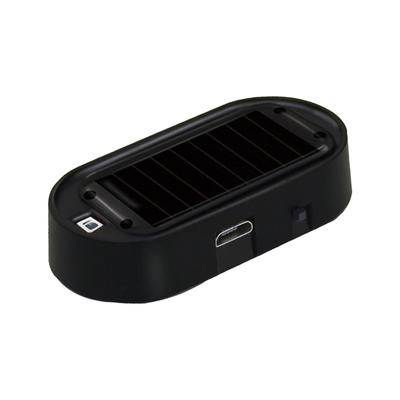 Car Solar Power LED Light, Solar Charging, Security Light, For Vehicles, Anti-Theft, Flashing, Dummy