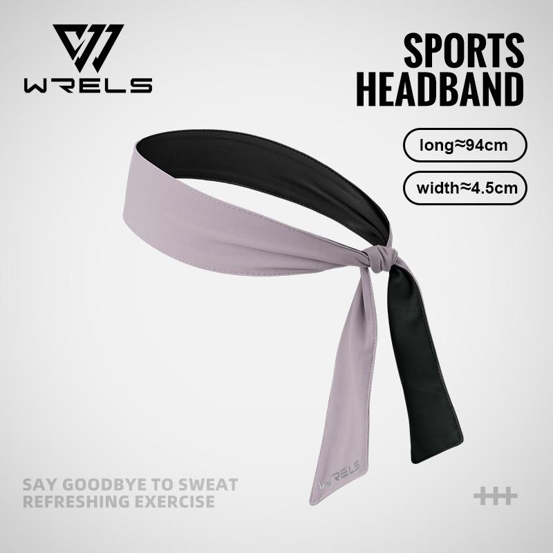 WRELS Sports Headbands Quick Dry Sweatbands Moisture Wicking Non-Slip Headband Adjustable Stretchy Head Tie Running Headbands фиолетовый