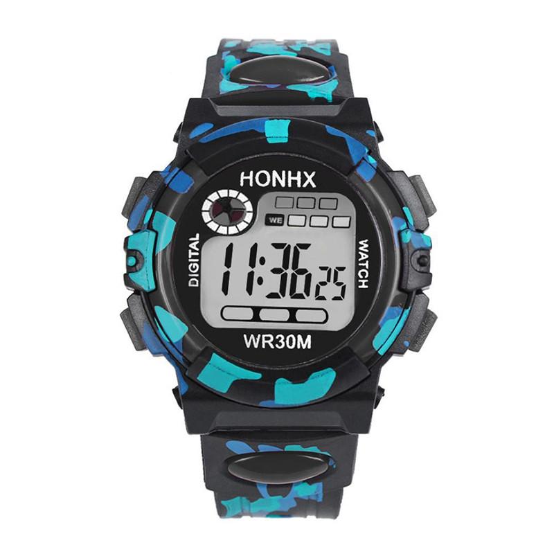 

Electronic Men Sports Watch Led Display Luminous Watch Fashion Gift чёрный