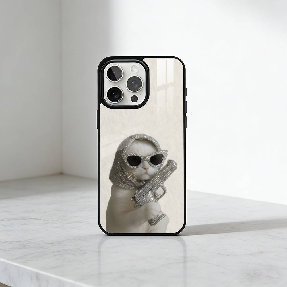 Funny Memes Bad C-CatS Society Phone Case For iPhone17,16,15,14,13 Plus,Pro Max Magnetic For Magsafe Wireless Charging