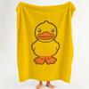 Toy Y Yellow R Rubber D Duck Throw Flannel Throw Blanket Suitable for Sofa Living Room Bedroom