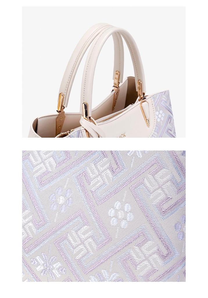 Guangxi Zhuang Heritage Brocade Women's Large Capacity Shoulder/Crossbody Bag 2026 – High-End Style Handbag