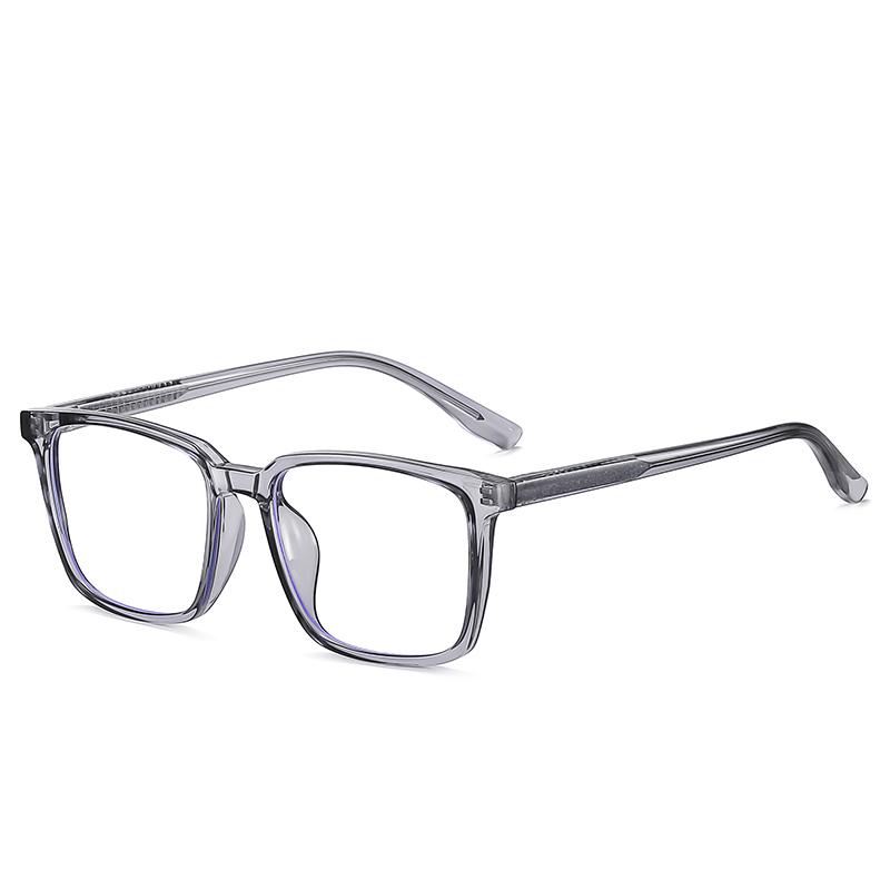 Transparent Tea Frame 1.56 Aspherical Lens Anti-Blue Light Single Vision Prescription Eyeglasses Women Men 0 -0.5 -0.75 To -6.0