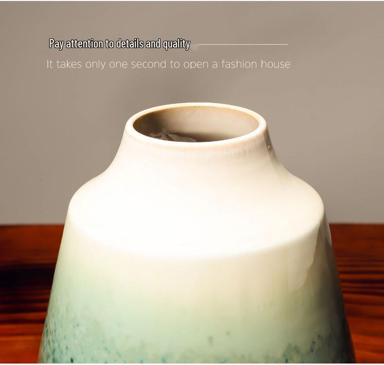 Zen-Inspired Dried Flower Vase for Dining Table and Living Room Display