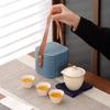 Meijin Ru Kiln Ceramic Portable Tea Set