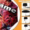 Custom Name Personalized Anime Print Umbrella, Auto Open Close, 8‑Rib Sturdy Frame, Commute Camping Hiking Use, Birthday Gift