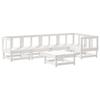 VidaXL Salon de Jardin avec Coussins 6 pcs, Canapés avec Dossier et Accoudoir, Ensemble de Meubles avec Table Basse Patio 3185984