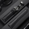 12/14/16/18/20/22mm Genuine Calfskin Watch Strap Casual Business Leather Watchband for Men Wristwatch Band with Butterfly Buckle