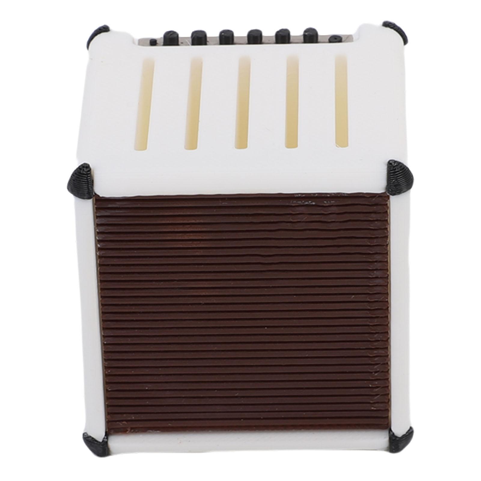 

Guitar Pick Display Holder Box Stylish 5 Guitar Picks Organizer Case for Music Enthusiasts Musicians White B